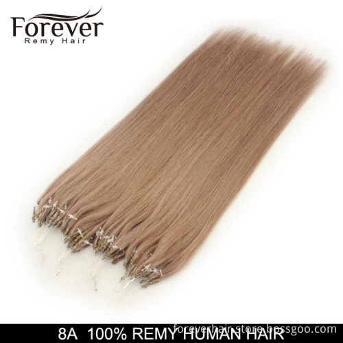 high quality factory prices indian human micro ring hair extensions